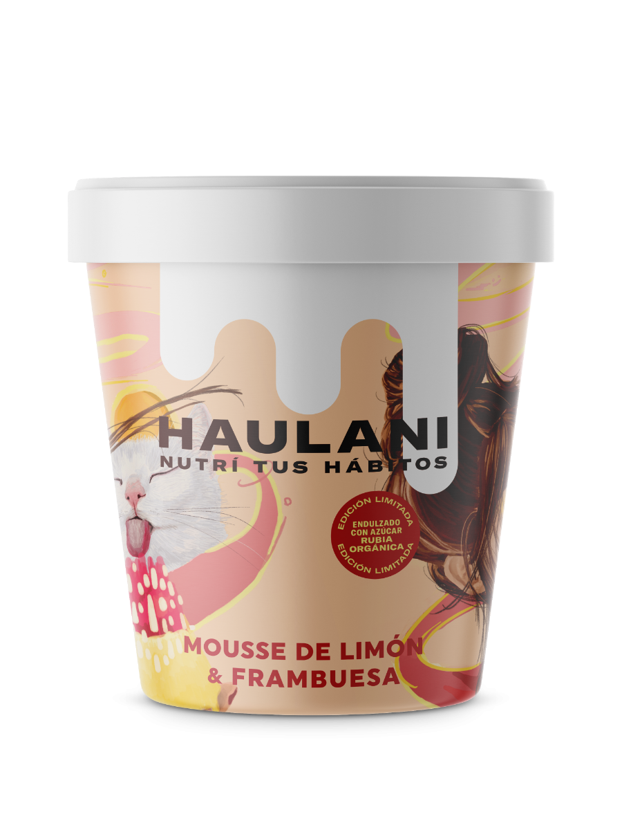 Pote Helado Mousse de Limon c Frambuesa - 450 ml