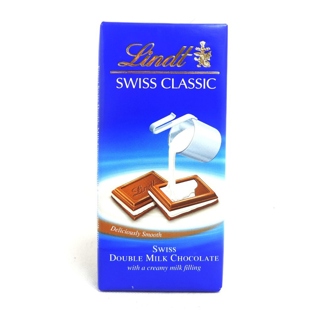 Lindt Swiss Classic Tableta Double Milk 100