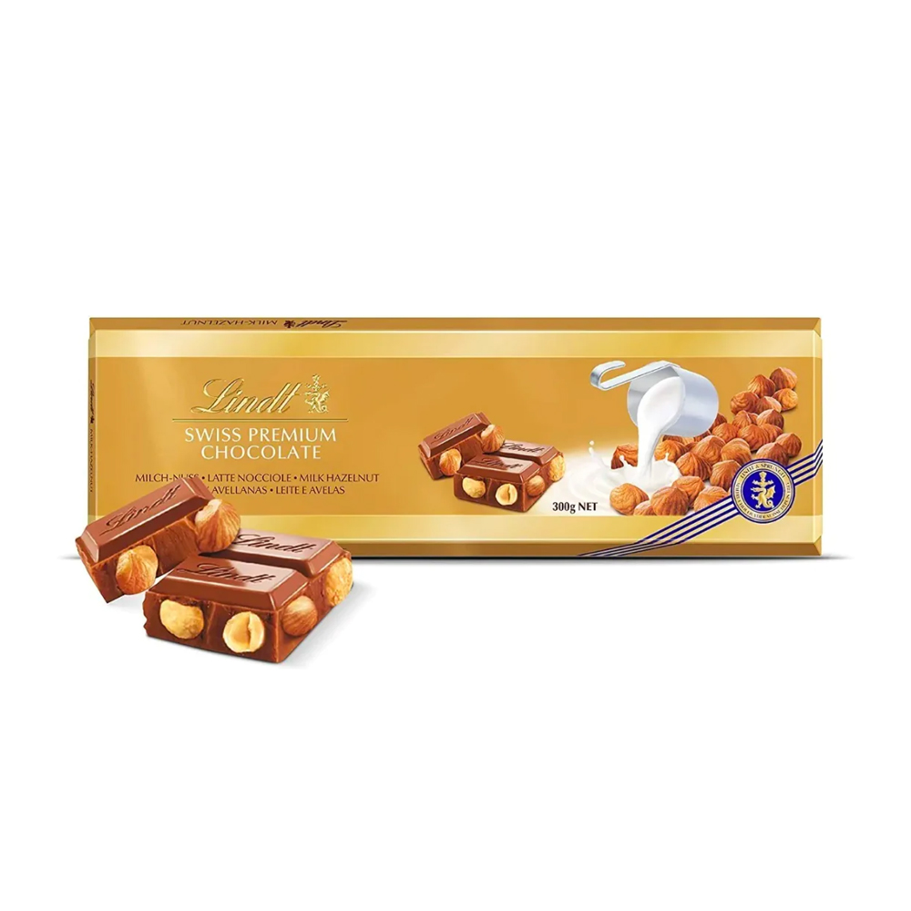 Lindt Gold Tableta Hazelnut 300