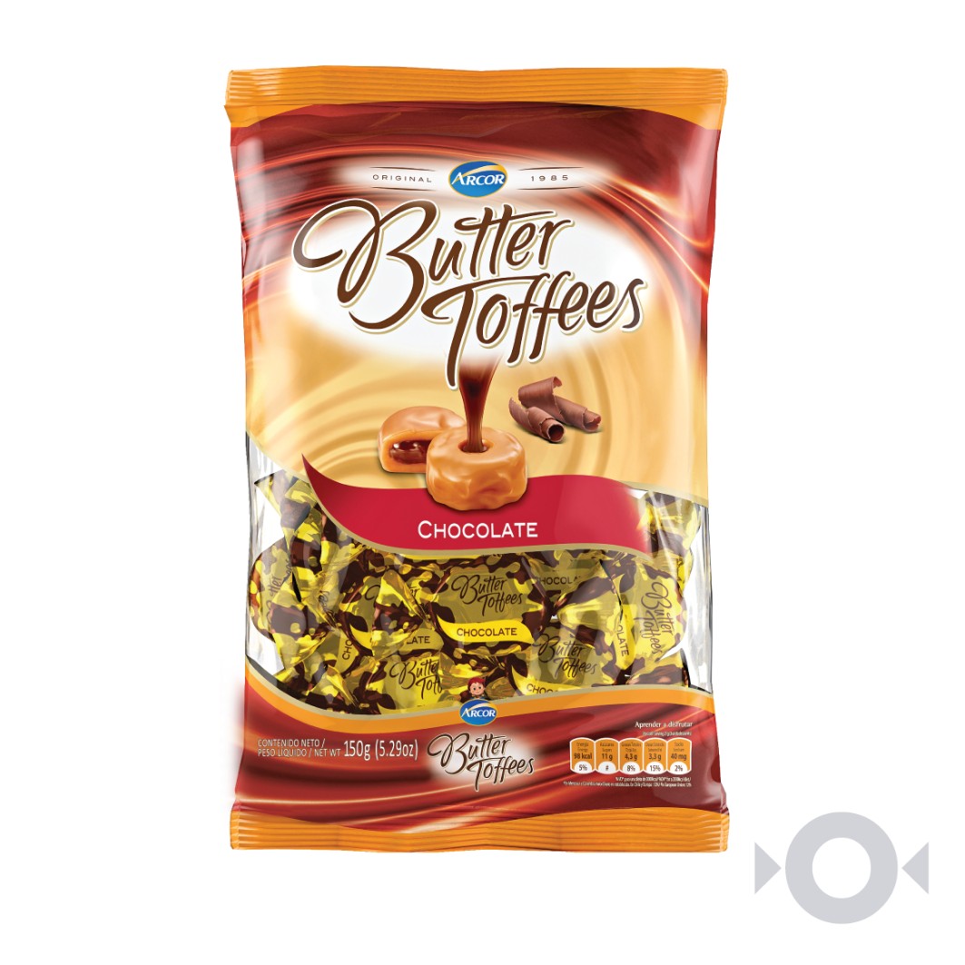 Caramelos Butter Toffee Chocolate