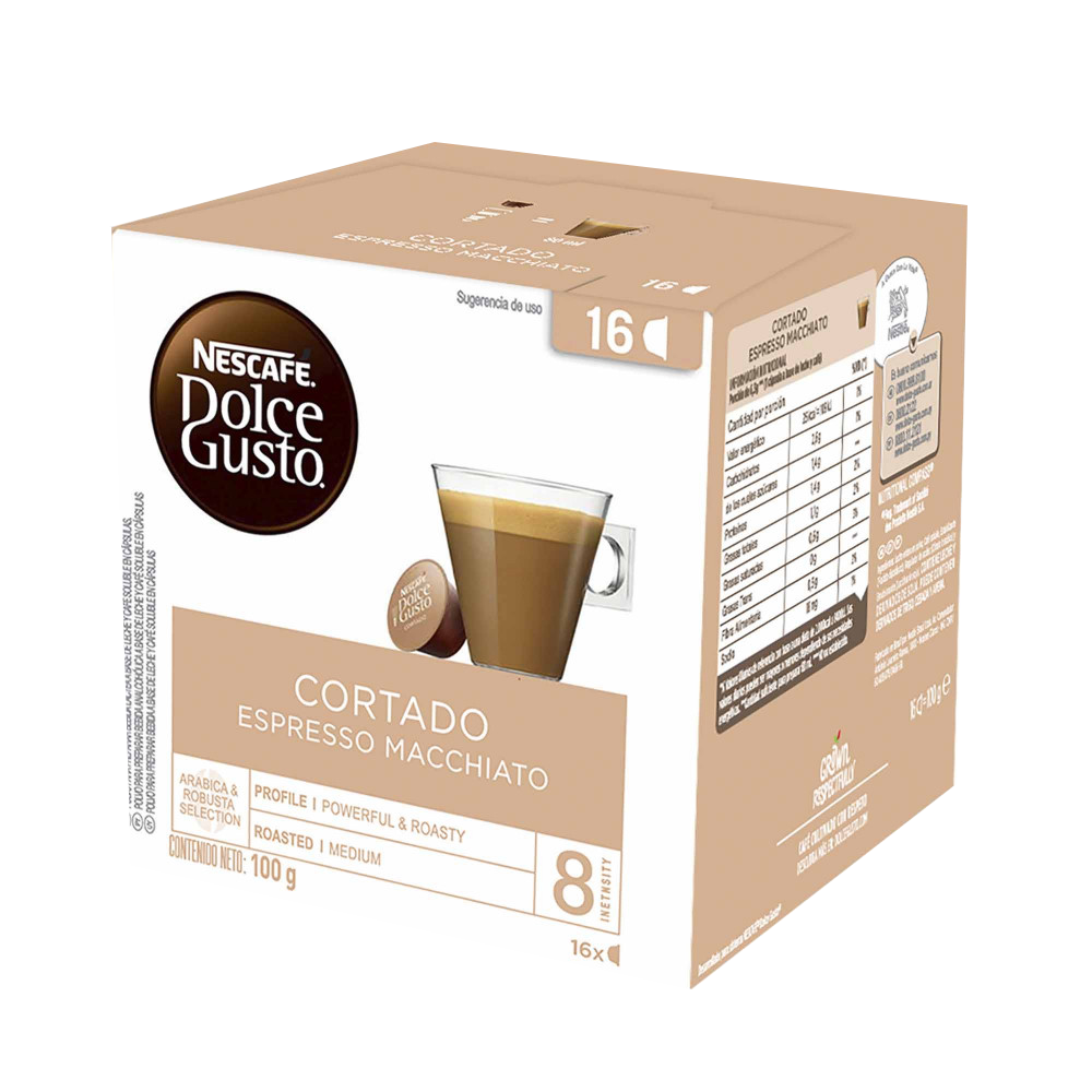 Dolce Gusto Cortado Línea Tradicional 16