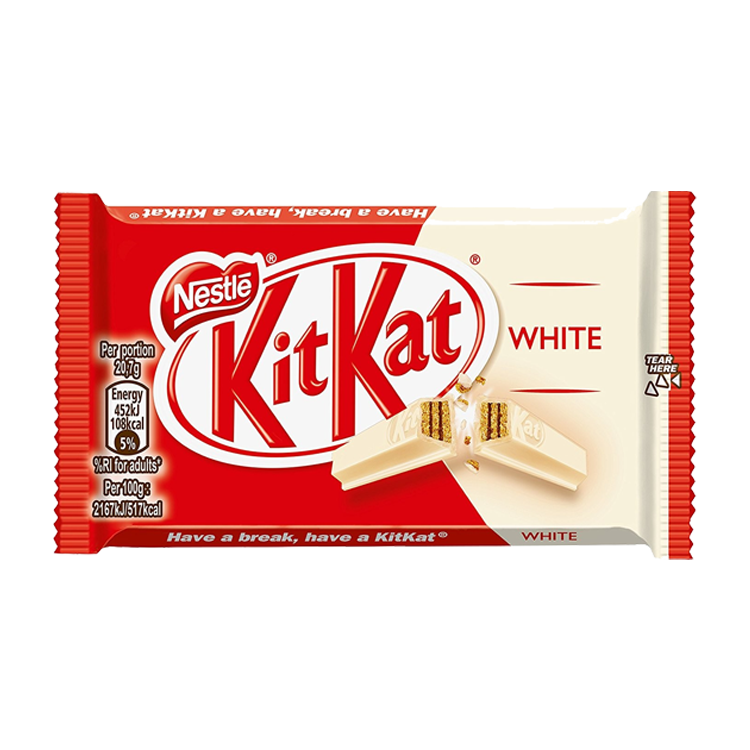 KIT KAT 4 Finger White 24